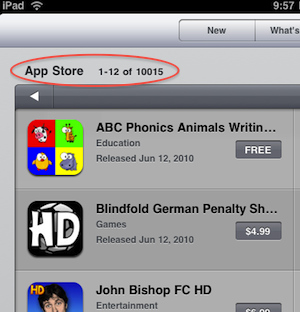 �O����(y��ng)���̵ꔵ(sh��)��(j��)�@ʾ��iPad��(y��ng)���ѽ�(j��ng)ͻ��1�f��(g��)